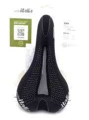 Selle Italia Diva Gel Superflow Saddle - Titanium, Black, Women's, L3