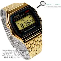 在飛比找PChome商店街優惠-CASIO 復古風潮的方形經典電子錶 A159WGEA-1 