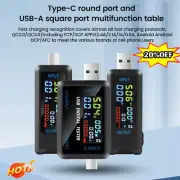 Type-C USB Tester Voltmeter Current Meter Charge Ammeter Power Voltage-US