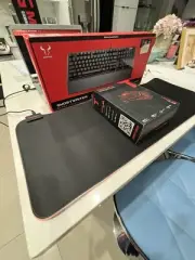 Riotoro Gaming Keyboard, Mouse And Mat (mechanical Keyboard)