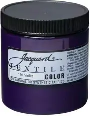 Jacquard Textile Color Fabric Paint 8oz Violet