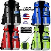 NEW Hi Viz Tactical Vest Security CCTV Dog Enforcement Top Quality Handler