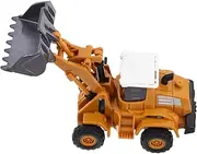 TEMPNAP Kids Bulldozer Toy: Realistic Mini Construction Vehicle Model Engineering Vehicle for Beach Sandbox and Education Engineering Play