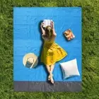 140 x 200 cm beach picnic blanket, water and sandproof mat for travel