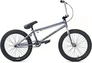 Lurker 20” BMX Bike | Polished Grey | Expert Spec | Optimised Geometry | Fully Sealed Bearings | Lightweight | Perfect for young rider aged 7 to 15* Years Old | boys BMX bike | Girls BMX bike | 20.65” Top Tube frame