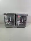 Allen+Roth Glennston Back Tab Curtain Panel Gray 52" x 84” 0856796 (2 Panels)