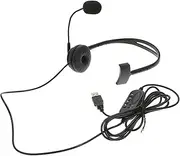 Headset with Microphone Ergonomic Headset for Conference Calls Inline Control Over Ear Design for Comfortable All Day Wear Noise Isolation Technology