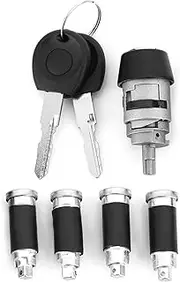 Aluminum Alloy Ignition Lock Cylinder & Key Quick and Flexible to Lock and Unlock, Improve Safety and Efficiency, Especially Designed Fit for T4 1990-2003, with OEM