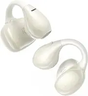 Lytmi CozyClip Open Ear Headphones, Clip-On Earbuds with Bluetooth 5.4, Lightweight and Comfortable, Clear Audio, 22-Hour Playtime, IPX4 Waterproof Earphones for Running and Fitness-White