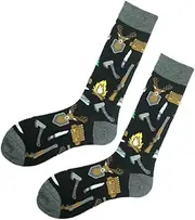 [Generic] Unisex Huntsman Outdoor Hunting Novelty Fun Socks One Size UK 6-11 EU 40-46, Black, 6-11