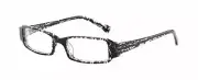 R.E.M. Ink Lithograph Designer Reading Glasses in Black-Marble ; +1.00