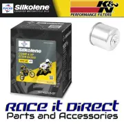 Oil & Filter Kit for Suzuki GSR600 2006-2010 Chrome Silkolene & K&N
