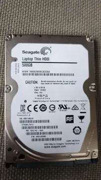 在飛比找露天拍賣優惠-含稅 希捷 2.5 500GB 7mm 簿型 SATA3 S