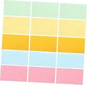 DIYEAH 500pcs Index Cards Notepad Memo Cards for Quick Notes Tear Resistant Record Notebooks Portable for Office and Learning Smooth Writing Surface Color Options