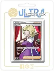 my-booster SWSH06-FR24-UB-186 Agatha (Agathe) 186/198 Full Art Trainer, Ultraboost X Epée et Bouclier 6 Règne de Glace, Box of 10 French Pokémon Cards