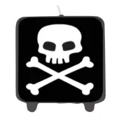 Pirate Party Supplies Skull and Crossbones Candle Birthday Cake Decorations