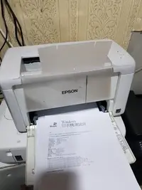 在飛比找Yahoo!奇摩拍賣優惠-二手保固七日 EPSON M1400 雷射印表機EPSON 