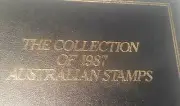 The Collection of 1987 Australian Stamps (Album only) New Condition no stamps