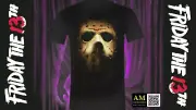 Friday The 13th T-Shirt Men Black - Jason Voorhees Mask - XXL - New/Boxed