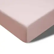 Accessorize Bedroom Collection Bamboo Cotton Fitted Sheet Blush