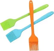 Silicone Pastry Brush 21cm Long Handle for Easy Cooking BBQ Basting Sauce Application Random