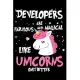 Developers Are Fabulous And Magical Like Unicorns Only Better: Unicorn Notebook, Productivity Planner, Schedule Book For Appointments, To Do List Note
