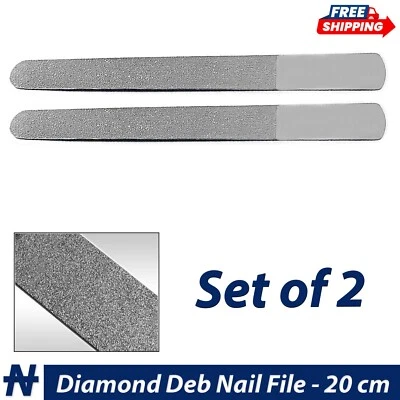 Toe Nail File Diamond Deb Chiropody Podiatry Manicure Foot Hand Nail Dressing X2