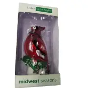 Midwest Seasons Lights in the Night Red Cardinal Nightlight New