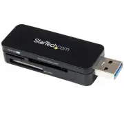 StarTech USB 3.0 External Flash Multi Media Memory Card Reader - (FCREADMICRO3)