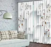 Grotesque Petals 3D Curtain Blockout Photo Printing Curtains Drape Fabric