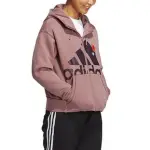 ADIDAS BRD KT JKT OCT HM5299 女 連帽外套 運動 休閒 棉質 內刷毛 保暖 愛迪達 粉