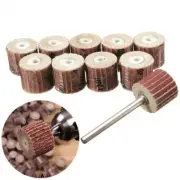 10x Flap Wheel Sandpaper Sanding Disc For Dremel Rotary Tool 80-600 Grit