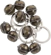Abaodam 5pcs Collar Pendant Pet Bell Bells Keychain for Cats and Dogs Pet Training Bell Collar Hanging Ornament Bell Decoration for Bags Backpack Keychains