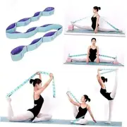 Stretch Straps, Elastic Stretching Strap with Adjustable 11 Loops, Fitness Leg