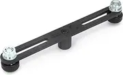 K&M König & Meyer 23550.500.55 Microphone Bar | Adjustable Positioning for Two Mics or Booms | 5/8“ Thread Stand Connector | Professional Choice Made in Germany Black