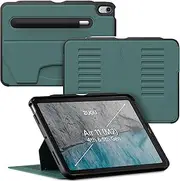 [ZUGU CASE] for iPad Air 11 (M3 2025 / M2 2024) iPad Air 5 & 4 10.9 inch (2022/2020) Slim Protective Cover, Wireless Apple Pencil Charging, Convenient 8-Angle Magnetic Stand & Auto Sleep/Wake [Pine]