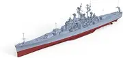 LFC350570S-A 1/350 Military Model US Navy Newport News Heavy Cruiser Full Hull