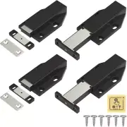 Magnetic Push Latch Jiayi 4 Pack Push to Open Cabinet Hardware Magnetic Touch La