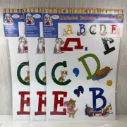 Set (3) ABC Letters Bulletin Board Set Dogs Cats Wags And Whiskers Eureka