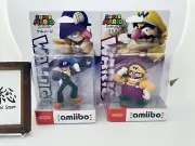 Wario & Waluigi Set amiibo Super Mario Series Nintendo Figure New