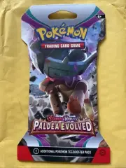 ❤️ Pokemon Paldea Evolved Scarlet Violet Sealed Booster Pack Random Art SLEEVED