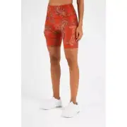 Beyond Yoga Spacedye High Waisted Biker Short Papai Paisley Size Small NWT $70