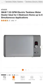 Atmor 36 Kwh 7.03 Gpm Water Heater