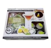 PREPARA Cocktail Gift Set TWISTED MUDDLED CHILLED Brand New
