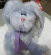 Ty Beanie Plush "Azalea" the Blue Jointed Bunny “Hare Today Gone Tomorrow” NWT
