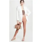 Commando Faux Leather Adobe Dark Nude Perfect Control Leggings Large New