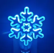 Bath & Body Works Wallflower Snowflake Plug Blue Night Light Iridescent Sparkle