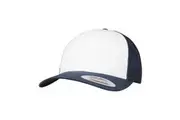 Flexfit Unisex Adult Retro Coloured Trucker Cap (Navy/White) (One Size)