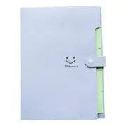 Black File Folder pvc Korea Candy Colour Multi-Layer Folder Plastic