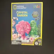 NEW National Geographic - STEM - Crystal Garden - Color & Growing Kit!